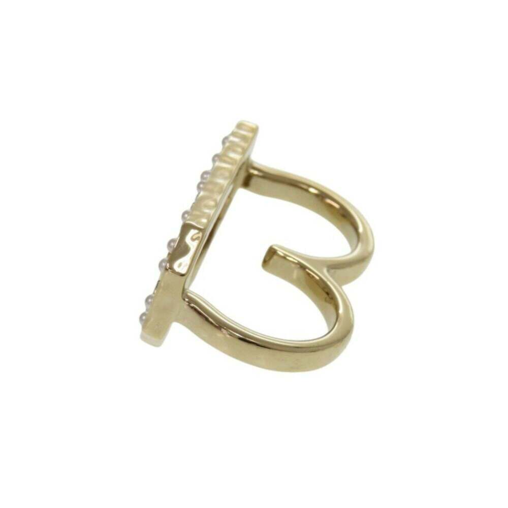 CHANEL Authentic Gold Pearl Ring - Picture 5 of 9